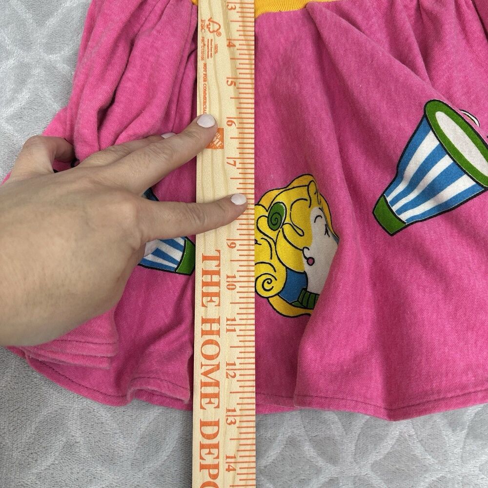 Rare Mattel Barbie for Girls Cheerleading Circle Skirt Costume Small Vtg 80s 90s - Picture 8 of 10